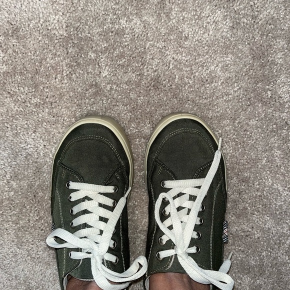 Authentic Vintage BURBERRY Sneakers-Army Green-Size 37 - Picture 4 of 6